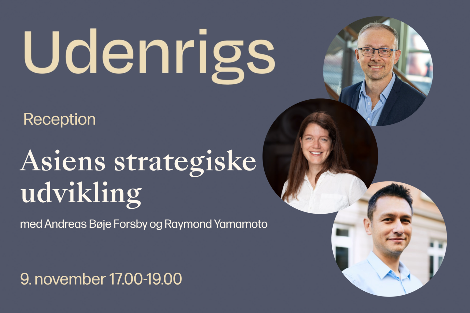 Reception For Udenrigs: Asiens Strategiske Udvikling - Det ...